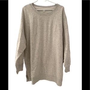 Light grey Old Navy classic tunic sweatshirt- XXL - new condition